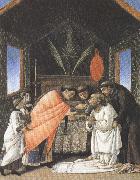 Sandro Botticelli The Last Communion of St jerome (mk36) oil